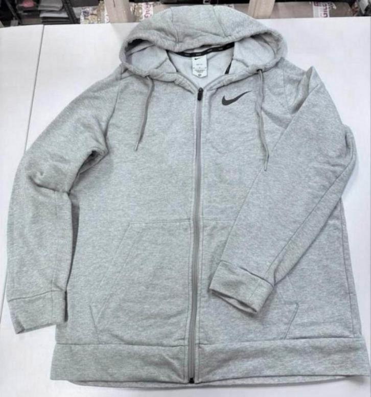 original Nike hoodie vest grijs maat M met rits mannen heren, Kleding | Heren, Truien en Vesten, Zo goed als nieuw, Maat 48/50 (M)