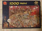 Het circus, Jan van Haasteren, 1000 stukjes, Ophalen of Verzenden, 500 t/m 1500 stukjes, Gebruikt, Legpuzzel