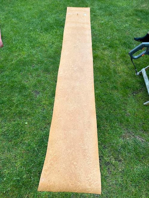 Rest stukken oranje Marmoleum Forbo, Huis en Inrichting, Stoffering | Vloerbedekking, Zo goed als nieuw, minder dan 10 m², Ophalen