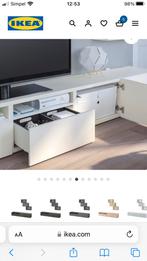 Lades voor besta tv meubel(Ikea) hoogglans wit, Gebruikt, Ophalen