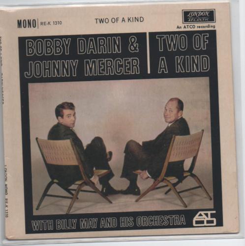 Bobby Darin and Johnny Mercer- Two of a Kind EP !!, Cd's en Dvd's, Vinyl Singles, Zo goed als nieuw, EP, Pop, Verzenden