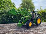 John Deere 6125 R met voorlader, Wiking, Tractor of Landbouw, Ophalen of Verzenden, Zo goed als nieuw