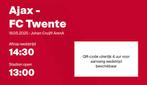 Ajax - FC Twente vak 402, Losse kaart, Eén persoon, Mei