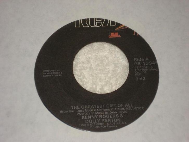 Dolly Parton  The Greatest Gift of All  Usa Kerst  Orgineel, Cd's en Dvd's, Vinyl Singles, Zo goed als nieuw, Single, Overige genres