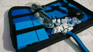 Krimptang crimptang LAN RJ45 CAT6 CAT5e SET in luxe etui beschikbaar voor biedingen