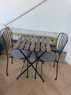 Bistroset voor balkon of tuin, Tuin en Terras, Ophalen, Gebruikt, Bank, 2 zitplaatsen