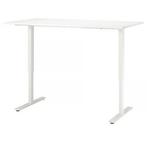 Trotten zit/sta bureau van Ikea met splinternieuw tafelblad, Huis en Inrichting, Bureaus, Ophalen, Zo goed als nieuw