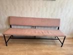 Wehkamp oudroze eetbank 180 cm breed, Huis en Inrichting, Gebruikt, 150 tot 200 cm, Ophalen of Verzenden, Rechte bank