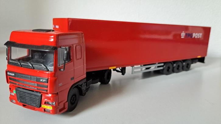 Liontoys Daf 95 XF TPG Post, Hobby en Vrije tijd, Modelauto's | 1:50, Zo goed als nieuw, Bus of Vrachtwagen, Lion Toys, Ophalen of Verzenden
