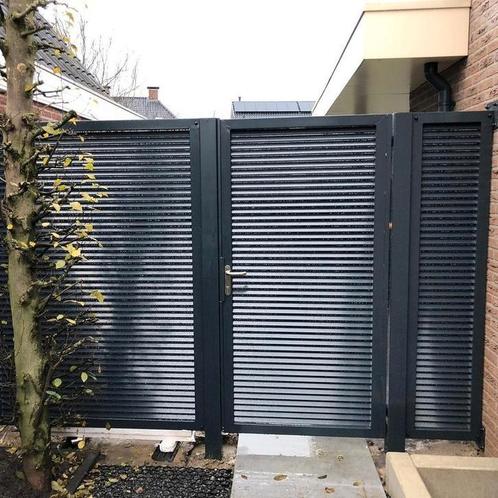 Zicht dichte poort., Tuin en Terras, Tuinhekken en Hekwerk, Nieuw, Ophalen