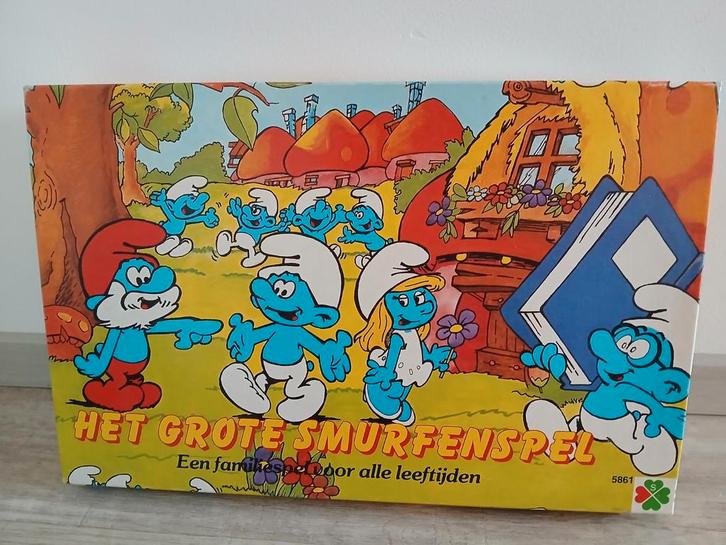 Het Grote Smurfenspel (1983) - Selecta, Hobby en Vrije tijd, Gezelschapsspellen | Bordspellen, Gebruikt, Een of twee spelers, Drie of vier spelers