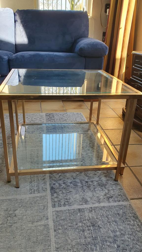 Glazen Tafeltje 60x60 - Stijlvol & Praktisch, Huis en Inrichting, Tafels | Salontafels, Ophalen of Verzenden