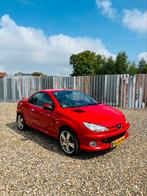 Peugeot 206 2.0 16V CC 2004 Rood Gas G3 weinig km zeer mooi!, 136 pk, 4 cilinders, Cabriolet, 4 stoelen