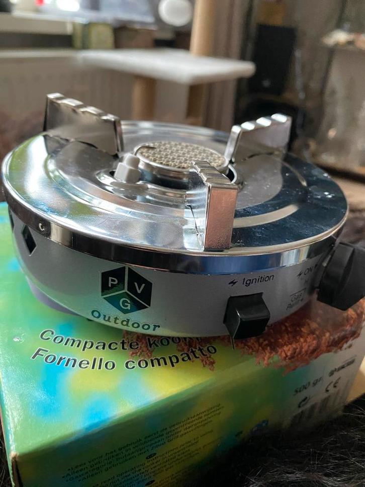 Zibro Grill Compact Kooktoestel noodpakket gasbrander, Caravans en Kamperen, Kampeeraccessoires, Zo goed als nieuw, Ophalen of Verzenden