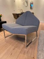 Nieuw gestoffeerd!! Leolux Wibber fauteuil chroom poot., Ophalen, Zo goed als nieuw, 75 tot 100 cm