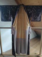 Traditionele Japanse Kimono perple temple, Antiek en Kunst, Ophalen of Verzenden
