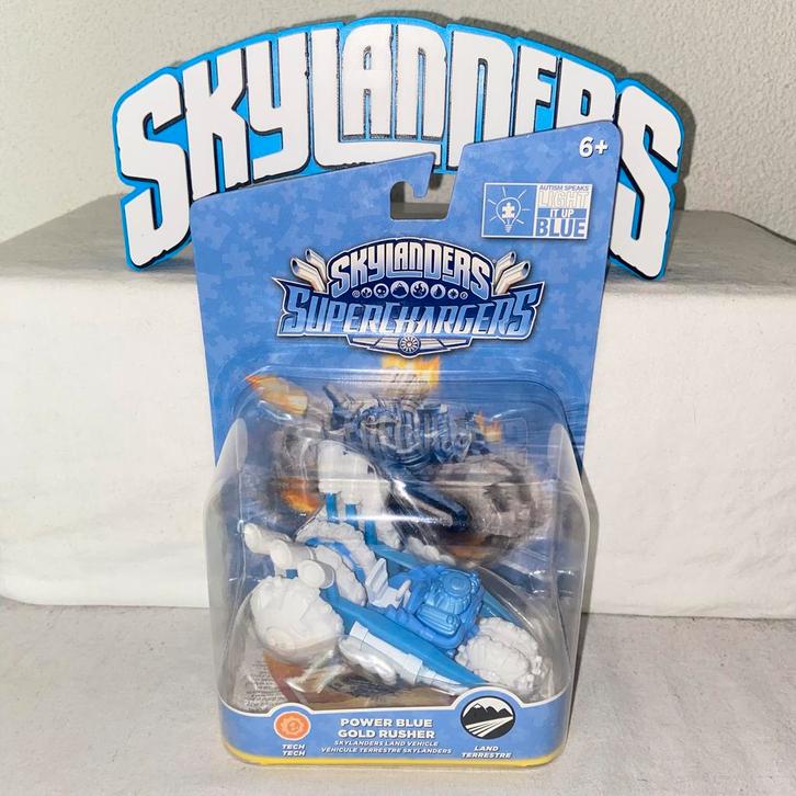 Skylanders Superchargers Sealed In-Box Power Blue Gold, Spelcomputers en Games, Games | Overige, Zo goed als nieuw, Avontuur en Actie