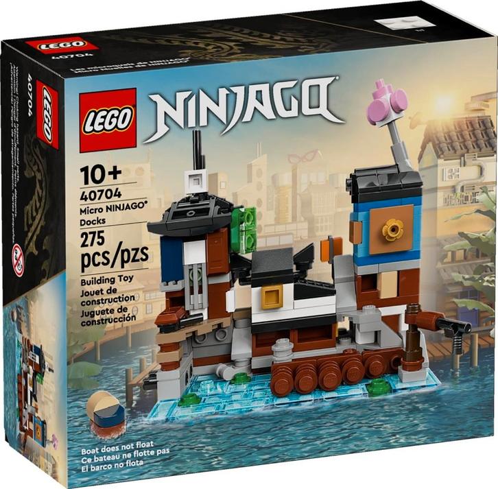 Lego 40704 Micro NINJAGO haven NIEUW in Doos, Kinderen en Baby's, Speelgoed | Duplo en Lego, Nieuw, Lego, Complete set, Ophalen of Verzenden