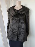 Olivier Streli jas faux/nep fur nerts bruin maat 38/M, Maat 38/40 (M), Olivier Streli, Bruin, Ophalen of Verzenden