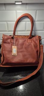 DSTRCT 
15.6 leren laptoptas Preston Park cognac, Ophalen of Verzenden, Nieuw, Bruin, Overige typen