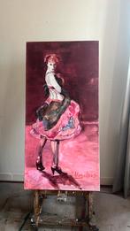 Levante - van de bekende Renée Hogeland acryl met inkt, Ophalen