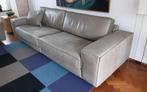 3,5 zits moderne olijfgroene bank èn "loveseat", Ophalen, 250 tot 300 cm, Gebruikt, Rechte bank