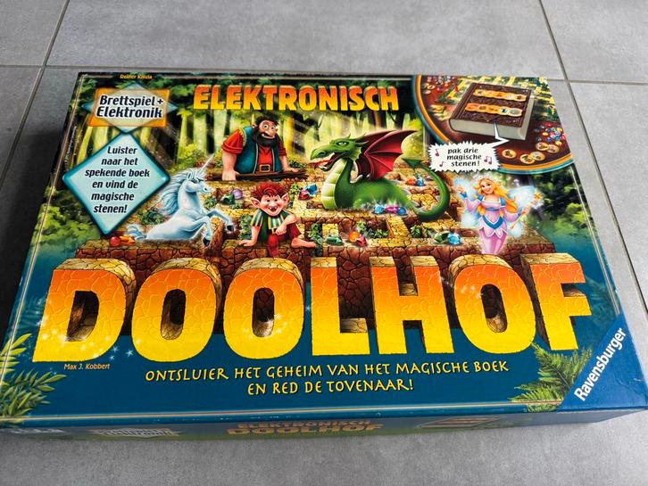 Elektronisch Doolhof Spel, Hobby en Vrije tijd, Gezelschapsspellen | Bordspellen, Gebruikt, Een of twee spelers, Ophalen of Verzenden