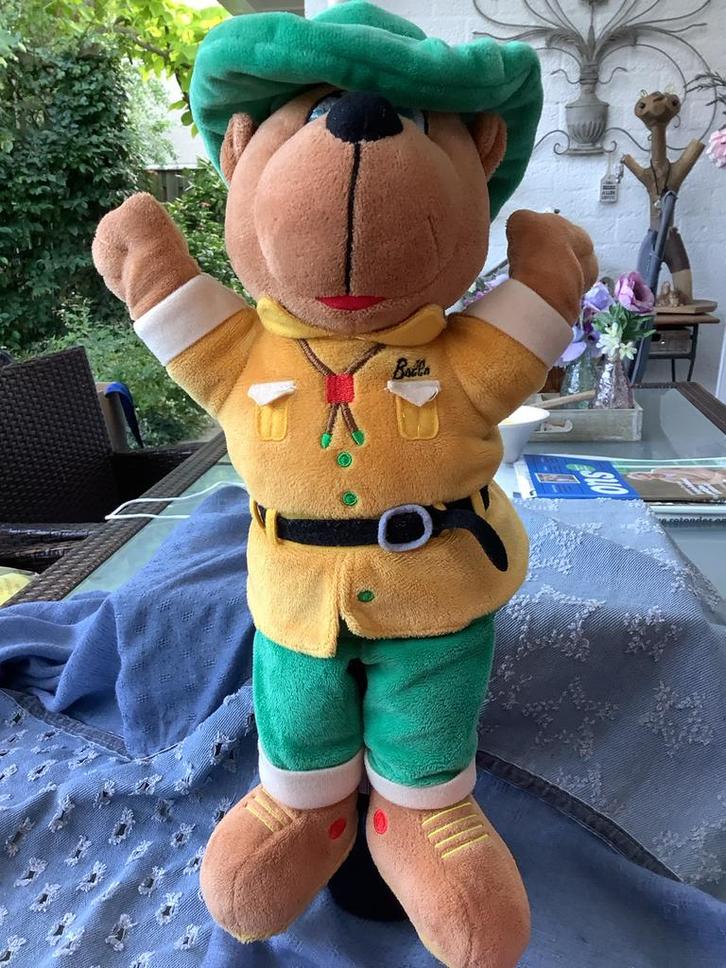 Bollo Beer Handpop steun KIKA - Zachte Knuffel 32cm, Kinderen en Baby's, Speelgoed | Knuffels en Pluche, Zo goed als nieuw, Beer
