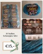 10 bollen Scheepjes Silvi, Ophalen of Verzenden, Nieuw, Breien of Haken, Wol of Garen