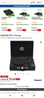 2 stuks portable platenspelers Numark PT01 Touring, Ophalen of Verzenden, Zo goed als nieuw, Overige merken