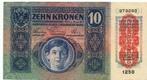 bankbiljet 10 kronen  Oostenrijk 1915  Nr. 39, Los biljet, Ophalen of Verzenden, Oostenrijk