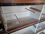 ** koopje ** vogelhok vogelkooi compleet verlichting, Dieren en Toebehoren, Vogels | Hokken en Kooien, Ophalen, Gebruikt, Hout