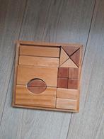 Houten Blokken Puzzel, Ophalen of Verzenden, Zo goed als nieuw