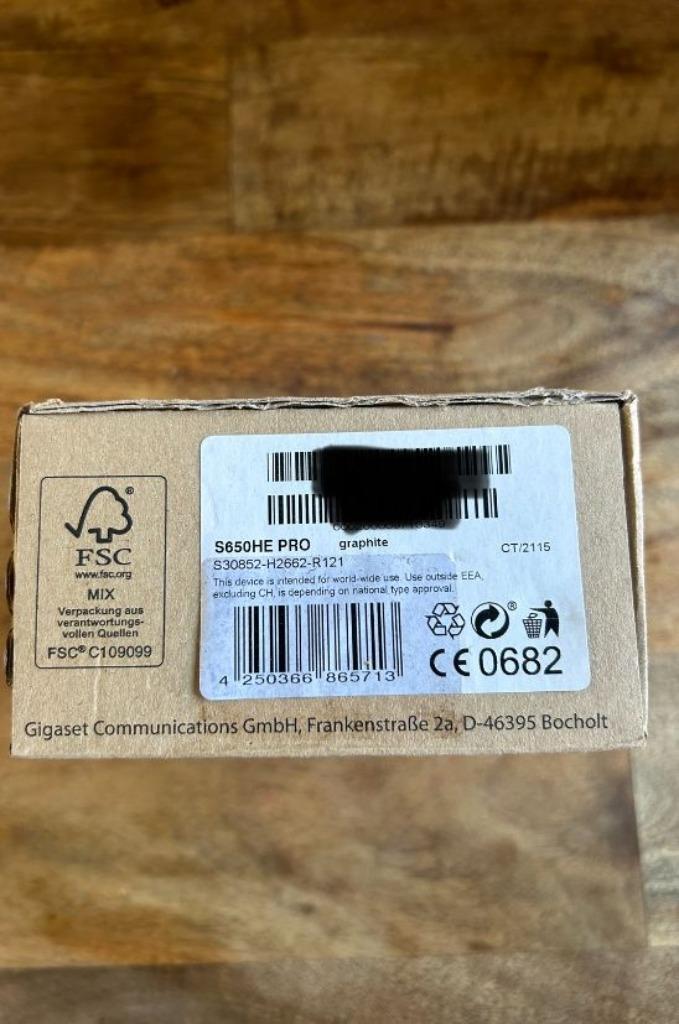 ➡️ NIEUW Gigaset S650HE S650H S650 HE PRO S30852-H2662-R121, Telecommunicatie, Vaste telefoons | Handsets en Draadloos, Nieuw