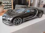 Kyosho Ousia 1/18 Bugatti Chiron Black /Black, Ophalen of Verzenden, Zo goed als nieuw, Auto, Kyosho