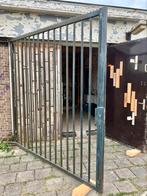 Heras | Hekwerk | Poort | Nemef slot, Tuin en Terras, Ophalen, Zo goed als nieuw, IJzer, Met poort