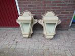 2 x MUURLAMPEN  GROOT  NOSTALGIE, Gebruikt, Minder dan 50 watt, Wandlamp, Ophalen of Verzenden
