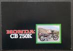 Folder Honda CB 750 K - 1979 (Nederlands), Motoren, Verzenden, Honda