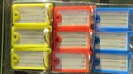 18 Koffer labels, sleutel-labels, sleutelhangers, nieuw., Overige materialen, Nieuw, Minder dan 50 cm, Ophalen of Verzenden