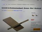 Woood Jet Boekenstandaard-Grenen-Mud-19x40x26, Ophalen of Verzenden, Nieuw