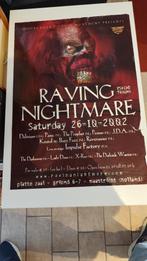 Poster hardcore party Raving Nightmare, Ophalen, A1 t/m A3, Muziek, Rechthoekig Staand