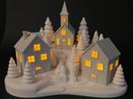 White PLA Christmas Village – Decorative Tealight Holder, Diversen, Kerst, Ophalen of Verzenden, Nieuw