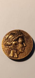 Beatrix Penning 1988, Ophalen of Verzenden, Brons, Nederland