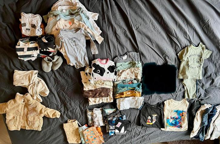 Groot pakket jongens kleding maat 68, Kinderen en Baby's, Babykleding | Maat 68, Zo goed als nieuw, Jongetje, Setje, Ophalen of Verzenden