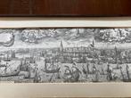 Gravure “vlootschouw Amsterdam afm 71 x 35 cm, Antiek en Kunst, Kunst | Etsen en Gravures, Ophalen