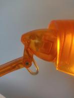 Vintage Virgola Veneta Lumi Tafellamp - Oranje, Kunststof, Gebruikt, Vintage, Ophalen of Verzenden