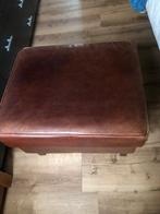 Mooie schapenleren hocker/poef, Ophalen, Gebruikt, 125 cm of meer, Leer