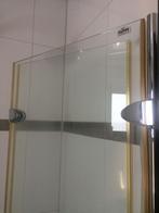 Glazen Badscherm In 2 delen voor op badrand: 1.45 cm hoog, Huis en Inrichting, Badkamer | Badkamermeubels, 25 tot 50 cm, Overige typen