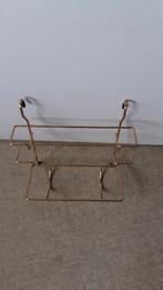 MOOIE DURE KWALITEIT MESSING KEUKENROL/FOLIEHOUDER, Ophalen, Zo goed als nieuw