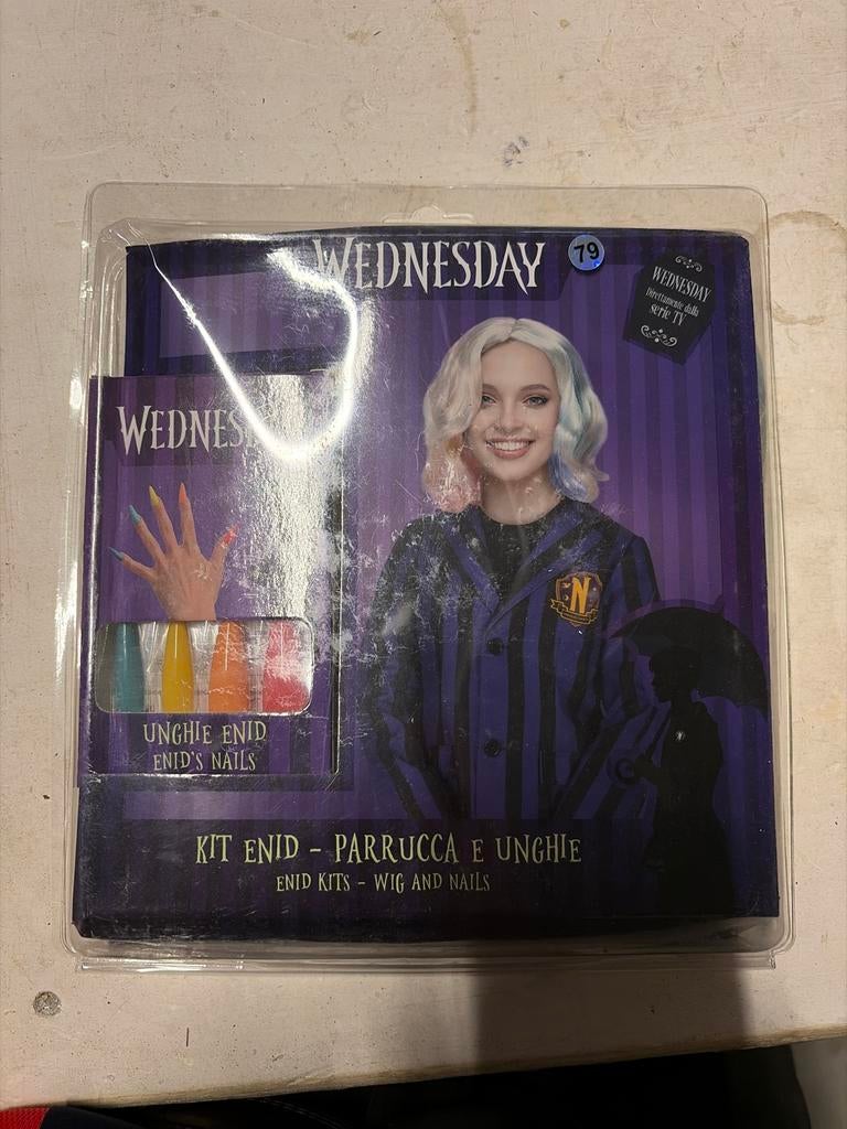 Wednesday Enid Pruik & Nagel Set - Carnaval!, Ophalen of Verzenden, Nieuw, 158 t/m 164, Meisje